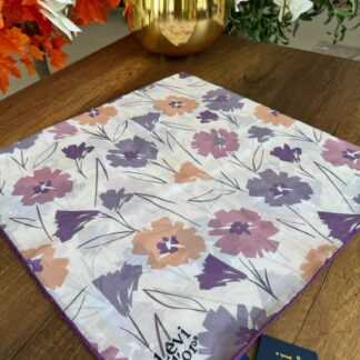 LEVİDOR Cotton Eşarp 16382 - Lila - Organic ScarfsOrganic Scarfs