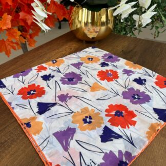 LEVİDOR Cotton Eşarp 16382 - Turuncu - Organic ScarfsOrganic Scarfs