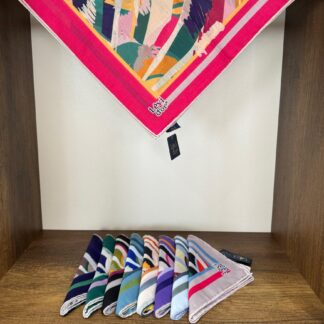 LEVİDOR Cotton Eşarp 16390 - Fuşya - Organic ScarfsOrganic Scarfs
