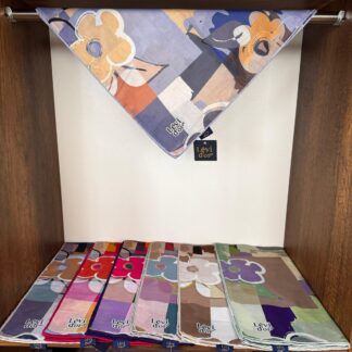 LEVİDOR Cotton Eşarp 16394 - Füme - Organic ScarfsOrganic Scarfs