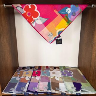 LEVİDOR Cotton Eşarp 16394 - Fuşya - Organic ScarfsOrganic Scarfs