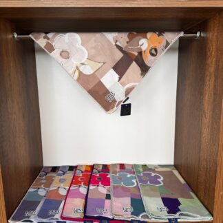 LEVİDOR Cotton Eşarp 16394 - Kahve - Organic ScarfsOrganic Scarfs