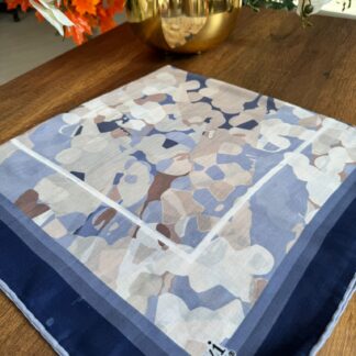 LEVİDOR Cotton Eşarp 16395 - Lacivert - Organic ScarfsOrganic Scarfs