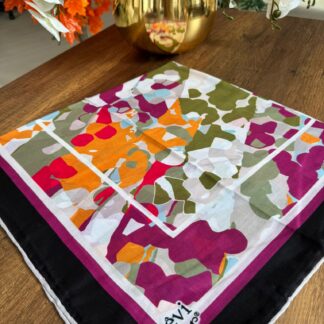 LEVİDOR Cotton Eşarp 16395 - Magenta - Organic ScarfsOrganic Scarfs