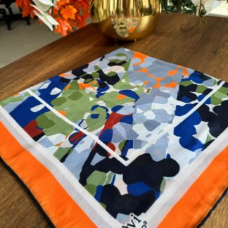 LEVİDOR Cotton Eşarp 16395 - Turuncu - Organic ScarfsOrganic Scarfs
