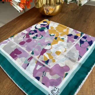 LEVİDOR Cotton Eşarp 16395 - Zümrüt - Organic ScarfsOrganic Scarfs