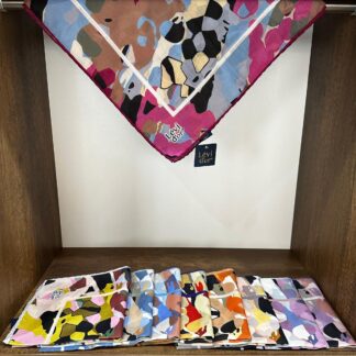 LEVİDOR Cotton Eşarp 16397 - Eflatun - Organic ScarfsOrganic Scarfs