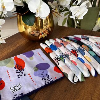 LEVİDOR Cotton Eşarp 16399 - Mürdüm - Organic ScarfsOrganic Scarfs