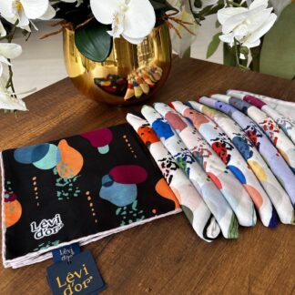 LEVİDOR Cotton Eşarp 16399 - Siyah - Organic ScarfsOrganic Scarfs