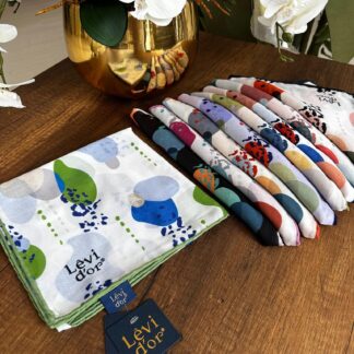 LEVİDOR Cotton Eşarp 16399 - Yaprak Yeşili - Organic ScarfsOrganic Scarfs