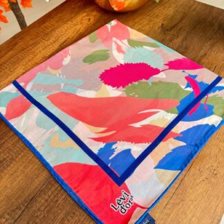 LEVİDOR Cotton Eşarp 16400 - Mercan - Organic ScarfsOrganic Scarfs