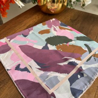 LEVİDOR Cotton Eşarp 16400 - Mürdüm - Organic ScarfsOrganic Scarfs