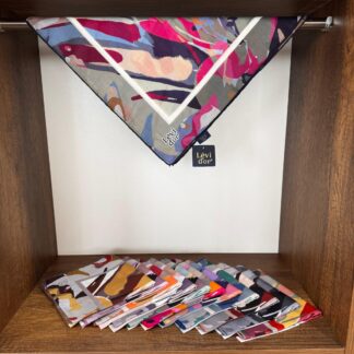 LEVİDOR Cotton Eşarp 16495 - Lacivert - Organic ScarfsOrganic Scarfs