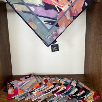 LEVİDOR Cotton Eşarp 16495 - Mürdüm - Organic ScarfsOrganic Scarfs