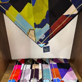 LEVİDOR Cotton Eşarp 16699 - Yağ Yeşili - Organic ScarfsOrganic Scarfs