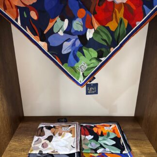 LEVİDOR Cotton Eşarp 16700 - Morcivert - Organic ScarfsOrganic Scarfs