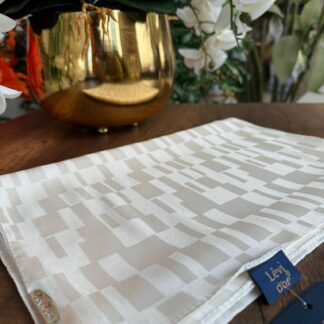 LEVİDOR Dublin Jakarlı Şal 17174 - Ekru - Organic ScarfsOrganic Scarfs