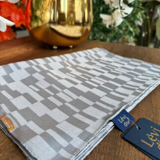 LEVİDOR Dublin Jakarlı Şal 17174 - Gri - Organic ScarfsOrganic Scarfs