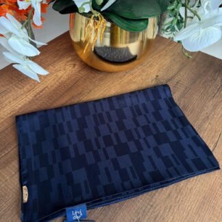 LEVİDOR Dublin Jakarlı Şal 17174 - Lacivert - Organic ScarfsOrganic Scarfs