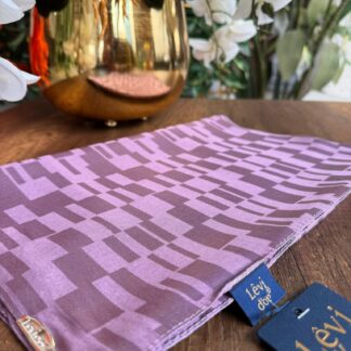 LEVİDOR Dublin Jakarlı Şal 17174 - Lavanta - Organic ScarfsOrganic Scarfs