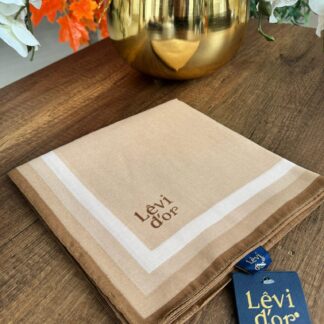 LEVİDOR Kehribar Eşarp 17038 - Bej - Organic ScarfsOrganic Scarfs