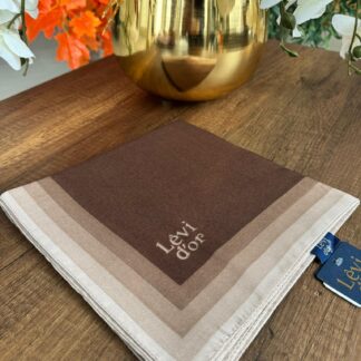 LEVİDOR Kehribar Eşarp 17038 - Kahverengi - Organic ScarfsOrganic Scarfs