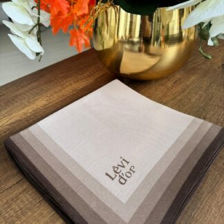 LEVİDOR Kehribar Eşarp 17038 - Sütlü Kahve - Organic ScarfsOrganic Scarfs