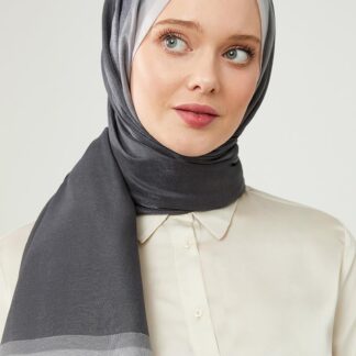 LEVİDOR Kehribar Şal 17031 - Antrasit - Organic ScarfsOrganic Scarfs