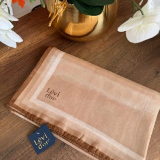 LEVİDOR Kehribar Şal 17031 - Camel - Organic ScarfsOrganic Scarfs