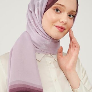 LEVİDOR Kehribar Şal 17031 - Eflatun - Organic ScarfsOrganic Scarfs