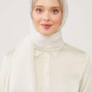 LEVİDOR Kehribar Şal 17031 - Ekru - Organic ScarfsOrganic Scarfs