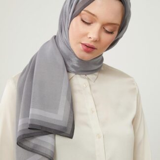 LEVİDOR Kehribar Şal 17031 - Füme - Organic ScarfsOrganic Scarfs