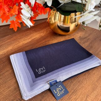 LEVİDOR Kehribar Şal 17031 - Lacivert - Organic ScarfsOrganic Scarfs