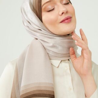 LEVİDOR Kehribar Şal 17031 - Latte - Organic ScarfsOrganic Scarfs