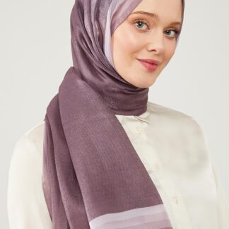 LEVİDOR Kehribar Şal 17031 - Leylak - Organic ScarfsOrganic Scarfs