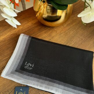 LEVİDOR Kehribar Şal 17031 - Siyah - Organic ScarfsOrganic Scarfs