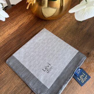 LEVİDOR Monogram Eşarp 17687 - Füme - Organic ScarfsOrganic Scarfs