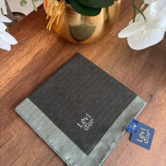 LEVİDOR Monogram Eşarp 17687 - Haki - Organic ScarfsOrganic Scarfs