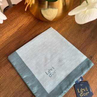 LEVİDOR Monogram Eşarp 17687 - Mint - Organic ScarfsOrganic Scarfs