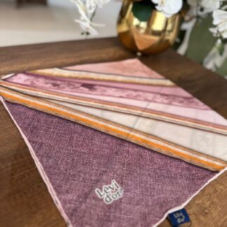 LEVİDOR Organic Kokulu Pamuk Eşarp PK-101 - Eflatun / Nude - Organic ScarfsOrganic Scarfs