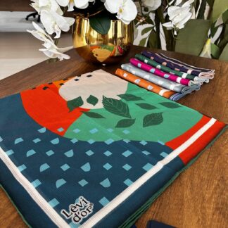 LEVİDOR Organic Kokulu Pamuk Eşarp PK-108 - Mint - Organic ScarfsOrganic Scarfs