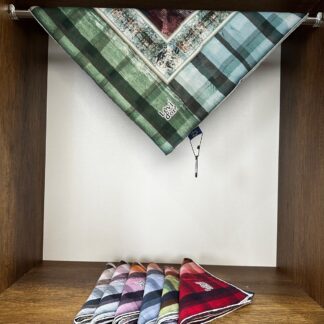 LEVİDOR Organic Kokulu Pamuk Eşarp PK-88 - Mint - Organic ScarfsOrganic Scarfs