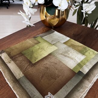LEVİDOR Organic Kokulu Pamuk Eşarp PK-89 - Orman Yeşillikleri - Organic ScarfsOrganic Scarfs