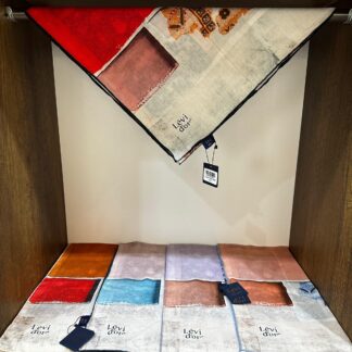 LEVİDOR Organic Kokulu Pamuk Eşarp PK-90 - Kırmızı - Organic ScarfsOrganic Scarfs