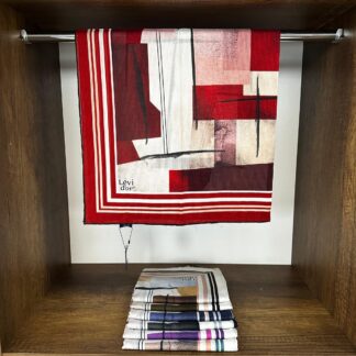 LEVİDOR Organic Kokulu Pamuk Eşarp PK-92 - Bordo - Organic ScarfsOrganic Scarfs