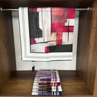 LEVİDOR Organic Kokulu Pamuk Eşarp PK-92 - Şarabi - Organic ScarfsOrganic Scarfs