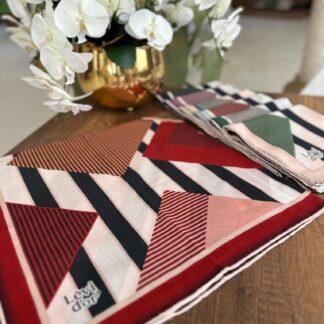 LEVİDOR Organic Kokulu Pamuk Eşarp PK-97 - Yakut - Organic ScarfsOrganic Scarfs