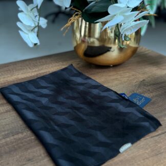 LEVİDOR Wave Jakarlı Şal 17175 - Siyah - Organic ScarfsOrganic Scarfs