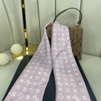 LV Twill Eşarp -124565-Koyu Lila