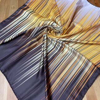 Line Twill Eşarp - Caramel - Organic ScarfsOrganic Scarfs